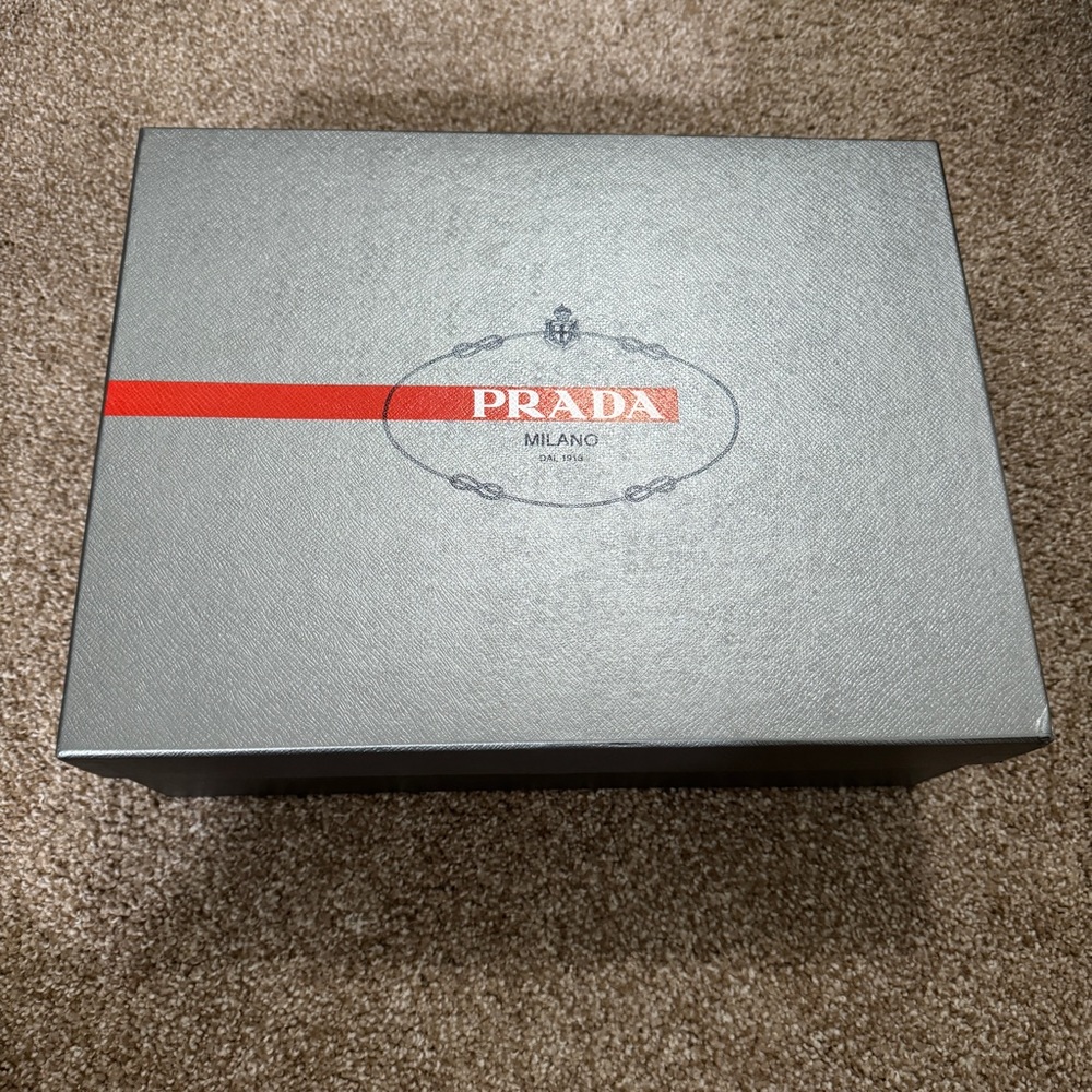Prada Sport Canvas High Top Sneakers Logo - Picture 5 of 9